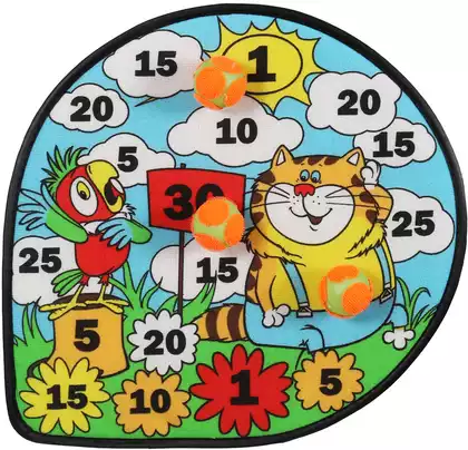 Дартс детский 30см*30см*1см 3 дротика