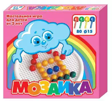 Мозаика 15мм. 80 эл. 00871Десятое Королевство