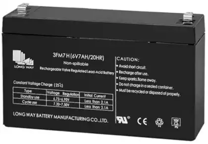 Аккумулятор 6V, 7 Ач ***