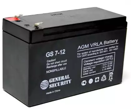 Аккумулятор 12V, 7 Ач ***