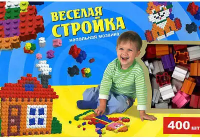 Мозаика Весёлая стройка 400 эл. Напольная С-165 Эра