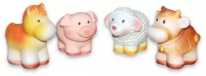 Игрушка для купания Набор Домашние животные С-1056 Огонек
