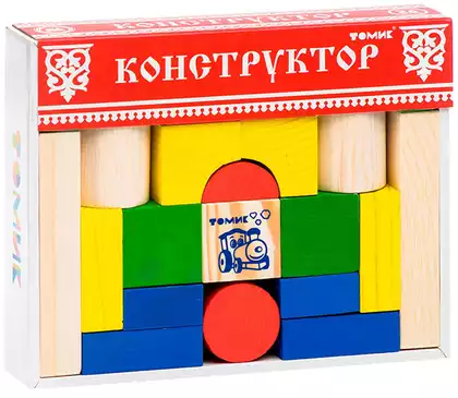 Конструктор Цветной 26 дет.6678-26 ТОМИК
