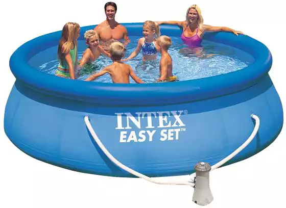 Бассейн надувной 366*91 см 28146 (56932) Изи фильтр INTEX в/к