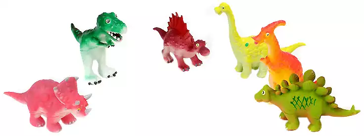 Набор динозавров P2612/6 Я играю в зоопарк 6 шт. в уп.
