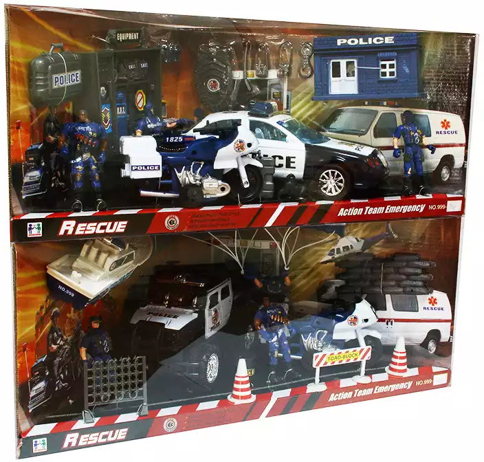 Набор игровой полиции 999-70CS Rescue Team