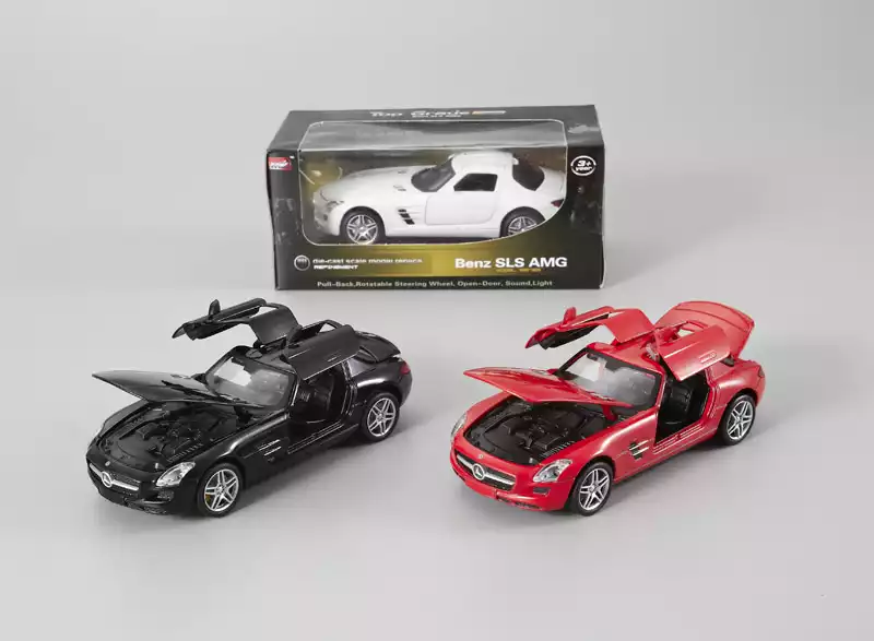 Модель машины 1:32 Mercedes-Benz SLS 25016A инерция в/к