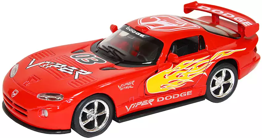 Мод. маш. KINSMART KT5039WF DODGE VIPER GTS-R раскр. инерция 1:36 в/к