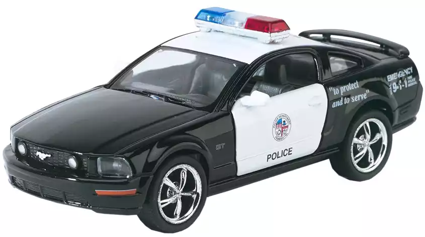 KINSMART KT5091DP FORD Mustang GT Police Rich Family