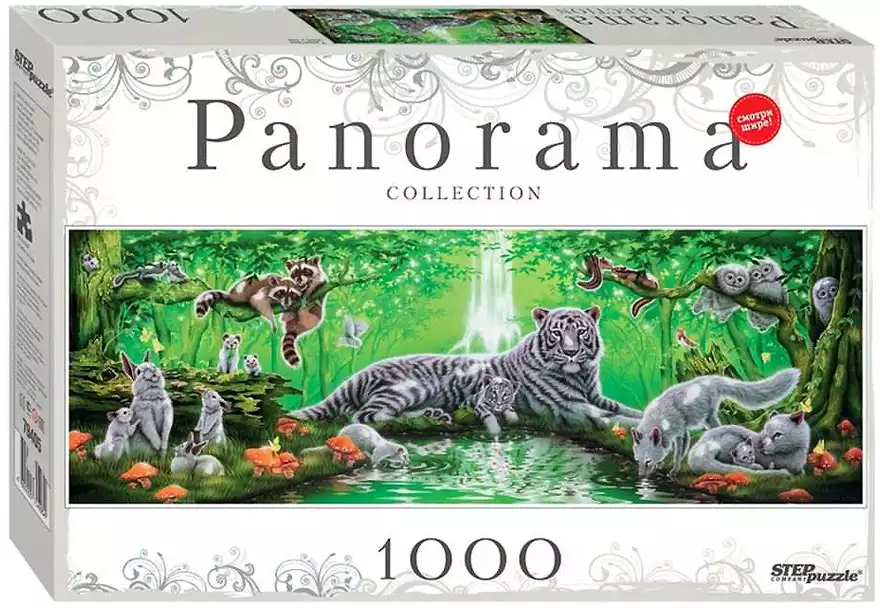 Пазл 1000 эл. У водопада.Панорама 79405 STEPpuzzle