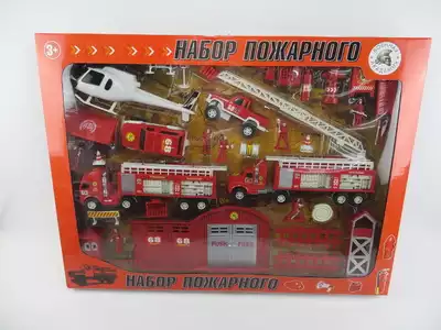 Набор игровой Пожарные 166-029 в/к