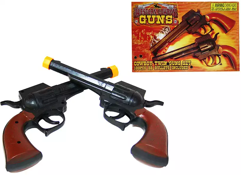 Набор оружия ковбой пневматика 67510A в/к