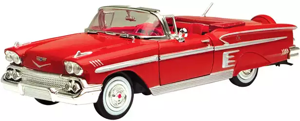 Мод. маш. 1:24 Motormax 73267AC Chevy Impala 1958 в/к
