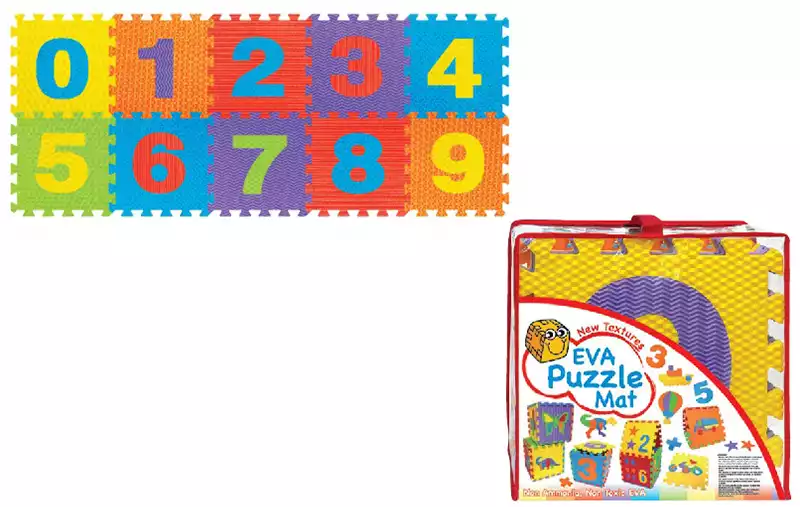 Коврик-пазл Цифры 8001 Sun Ta Toys Sdn Bhd