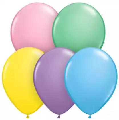 Набор воздушных шаров PM 018-GB-1 Pastel 25см. (1,8g) цвет в асс. 12шт
