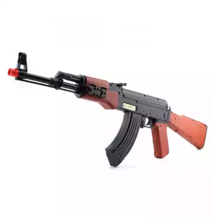 Автомат на батарейках АК-47 c гильзами 207-1