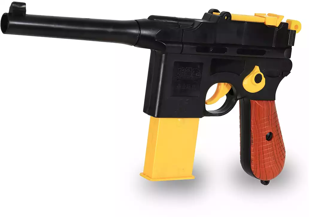Пистолет механический Mauser (2в1) с резиновыми пулями + присоски SY001-1