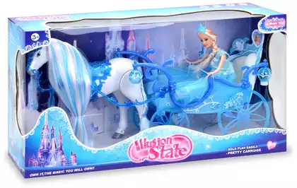 Карета 223A с лошадью и куклой