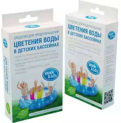 Комплект для дезинфекции воды MAK KIDS 100 гр