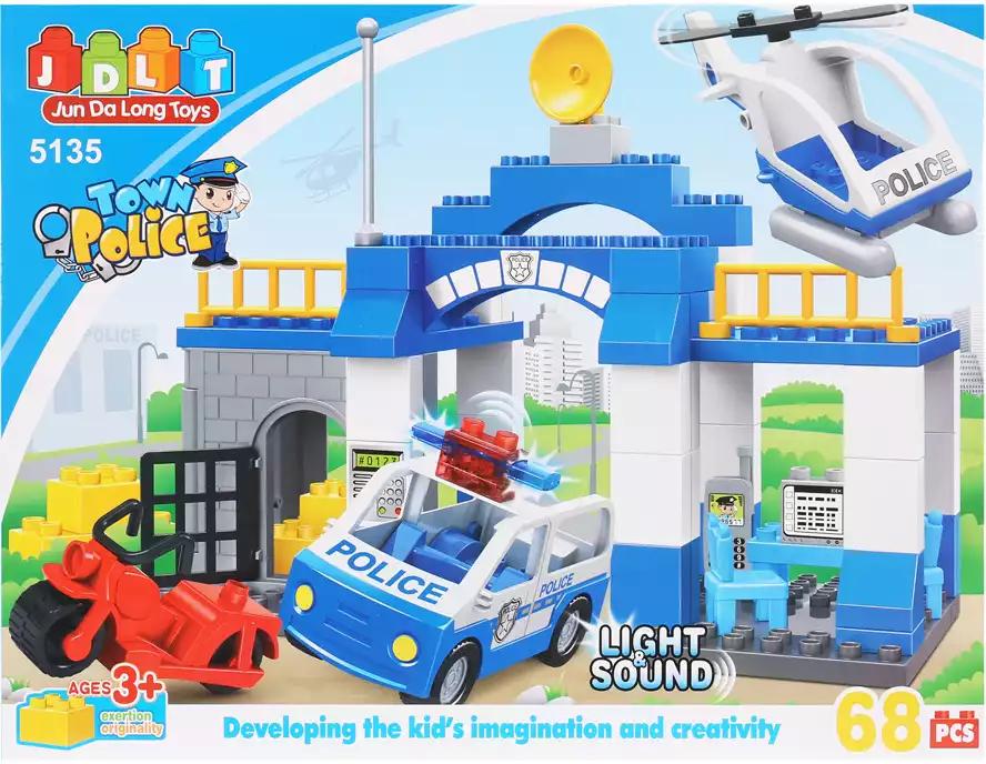 Конструктор блочный Городская полиция 68 дет. 5135 JDLT