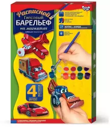Набор для творчества Danko Toys Расписной гипсовый барельеф РГБ-02-02