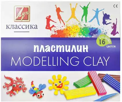 Пластилин 16 цв Классика ЛУЧ 20С 1329-08