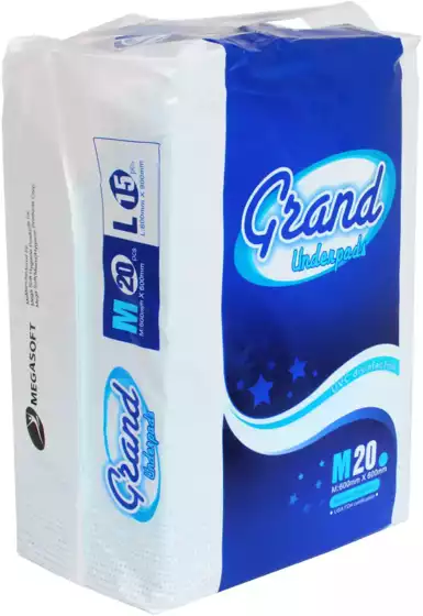 Пеленки впитывающие Grand 60х60 Абсорбент M20