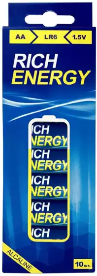 Батарейки AA LR6 Alkaline (10 шт в уп)