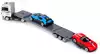 Модель машины 1:87 Автовоз с 2-мя транспортными средствами TY900