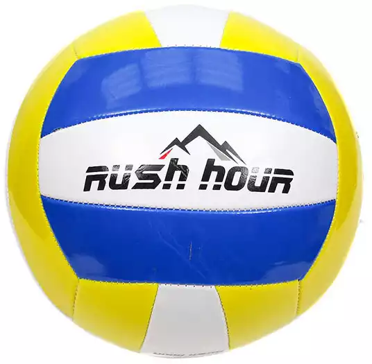 Мяч волейбольный 2х-слойный, размер 5,PU,машинная сшивка,18 панелей,267 г.