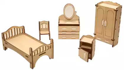 Мебель для куклы Спальня М-001 Большой Слон