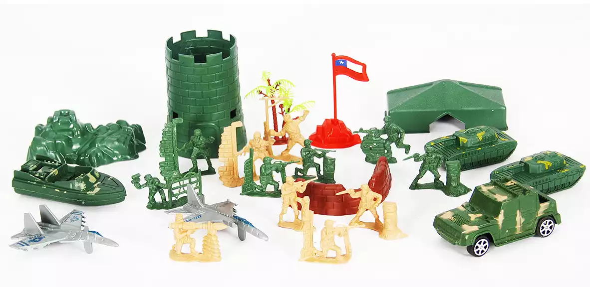 Набор фигурок солдатиков 0088-1A в банке