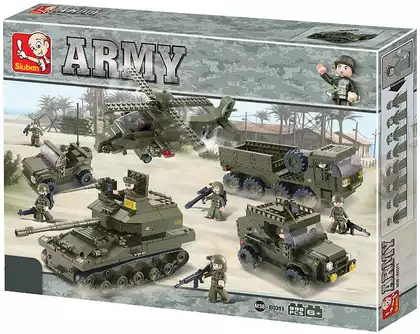 Конструктор блочный Военная техника 996 дет. M38-B0311 Sluban