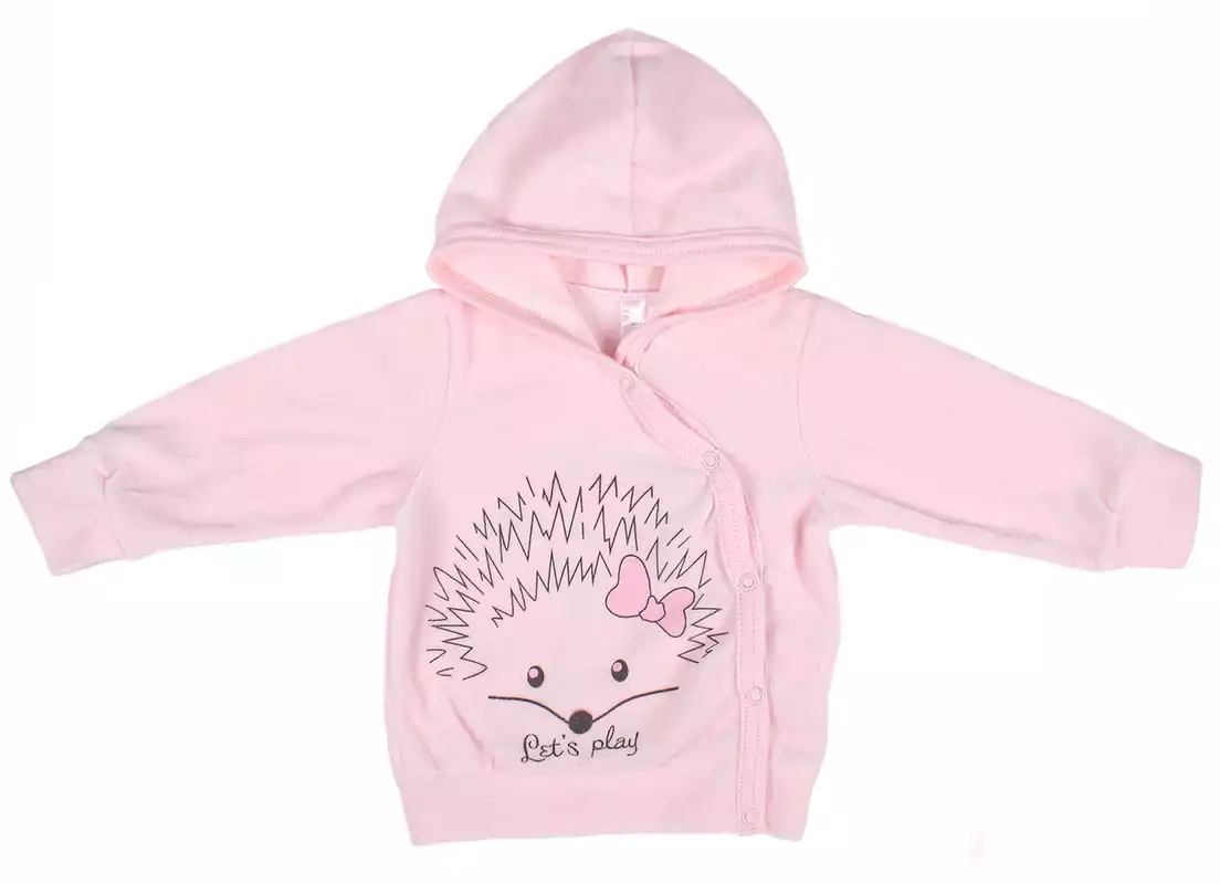 Кофта д/д р. c 62 по 80см розовый 84-03-7 NewBorn