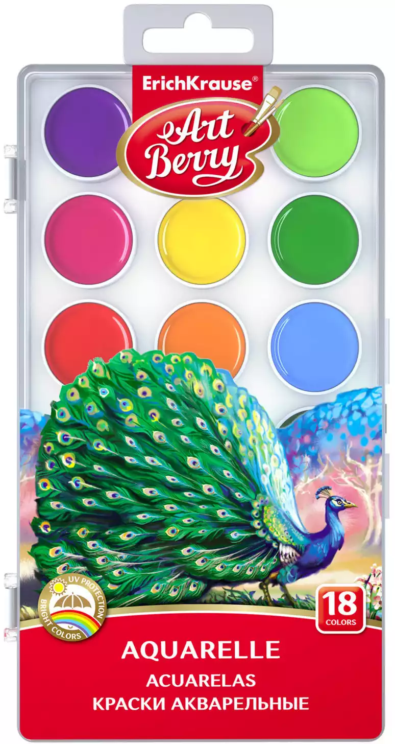 Краски акварельные 18 цветов 41725 ArtBerry