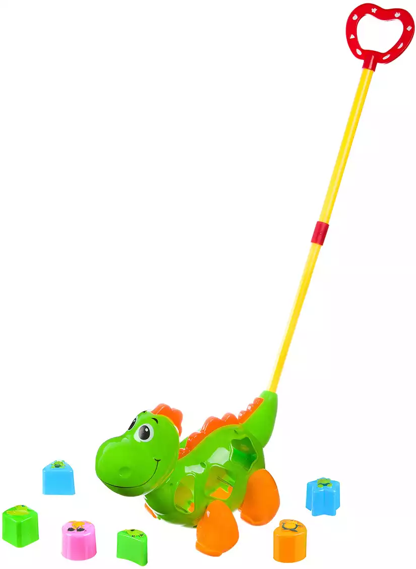 Каталка на палочке Динозаврик 5843А/1539882