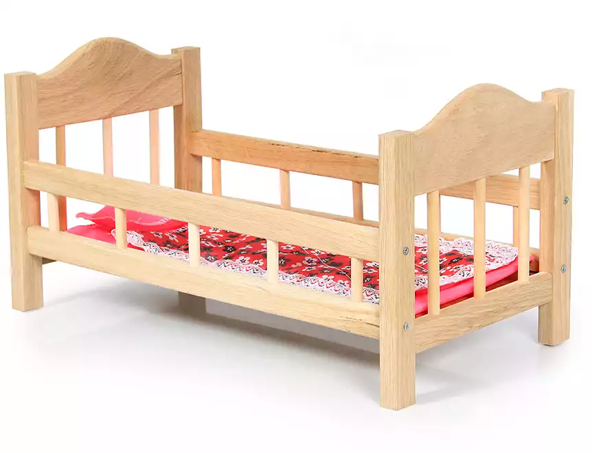 Как сделать кукольную деревянную кровать
