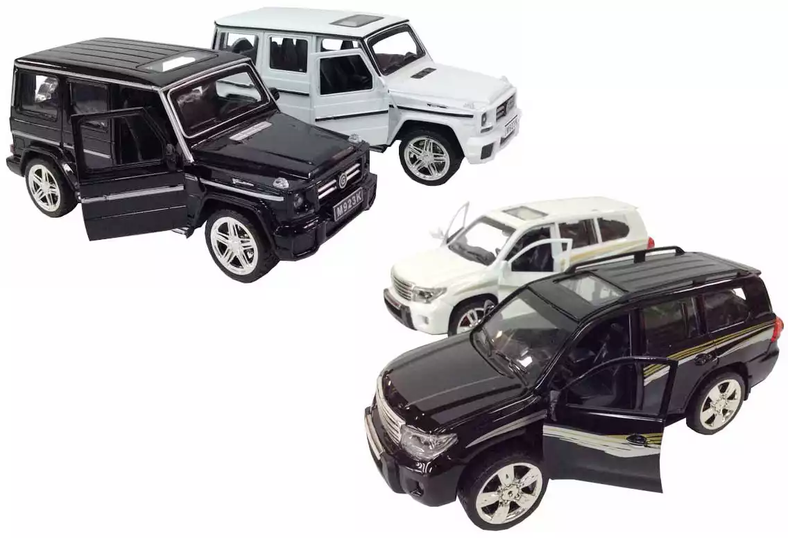 Модель машины TOYOTA PRADO/MERCEDES G55 1:24 купить в Новокузнецке -  интернет магазин Rich Family