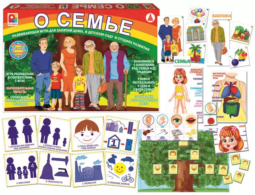 Игра О семье с-989 Радуга