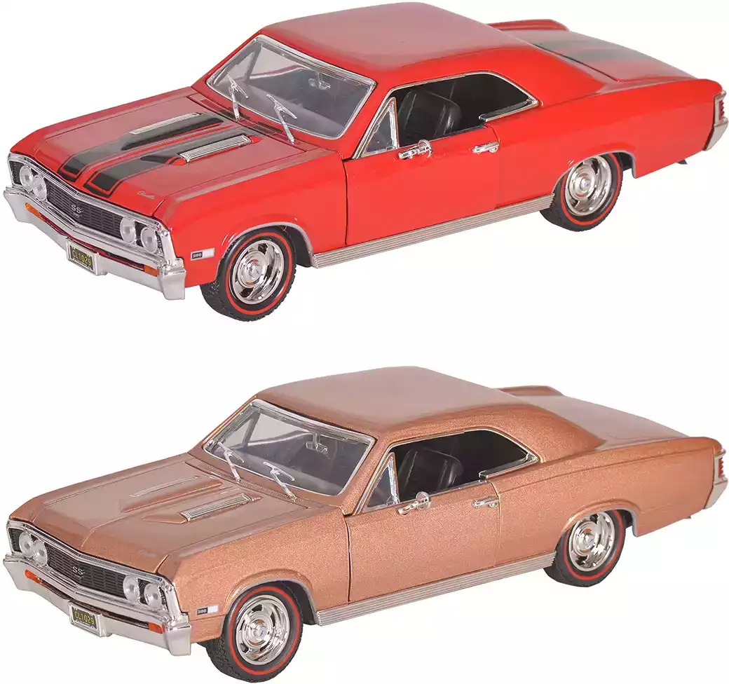 Модель машины 1:18 Motormax 73104TC 1967 Chevelle SS 396 купить в Кемерово  - интернет магазин Rich Family