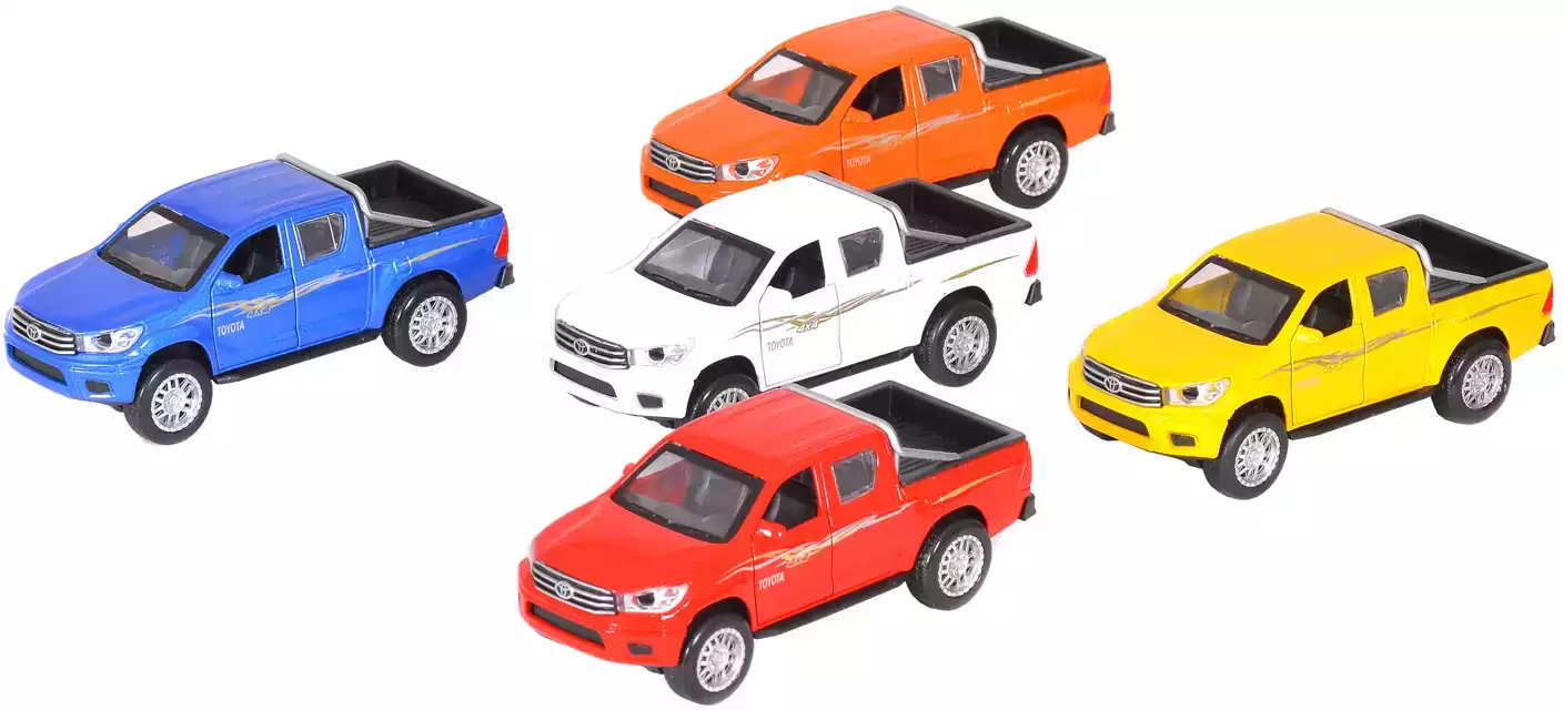 Модель машины 1:38 Toyota Hilux FY6118-12D свет, Инерционный механизм  (1/12шт.) купить в Барнауле - интернет магазин Rich Family