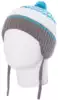 Шапка д/м р.42-44 серо-бежевый + св.лагуна MIU7382/5 Marhatter