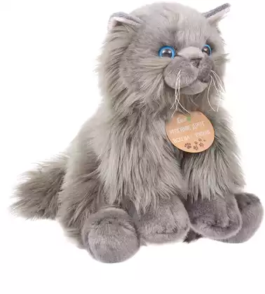 Мягкая игрушка Кошка Персидская серая Кент 30 см 84404-23