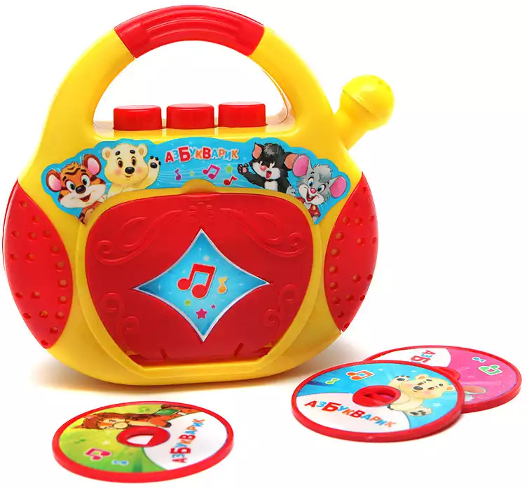 Игрушка музыкальная CD-плеер Песенки - Чудесенки 4680019281698 Азбукварик
