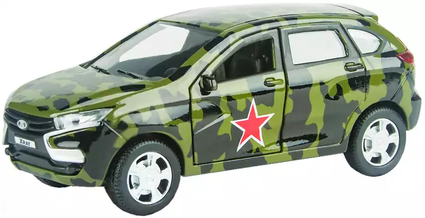 Модель машины 1:36 LADA XRAY 68274W-RUS в ассортименте Инерционный механизм