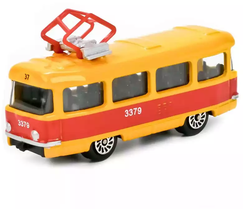 Модель машины 1:64 автобус/трамвай 6591D