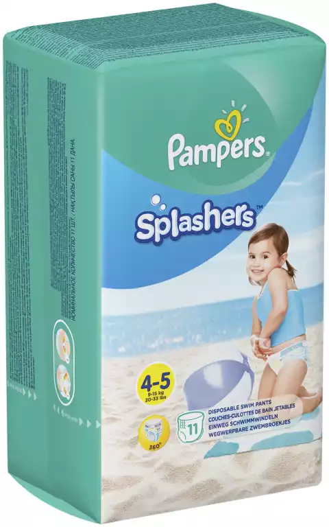 Трусики PAMPERS Splashers для плавания Maxi-Junior (9-15 кг)