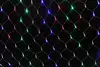 Электрическая гирлянда СЕТКА 1,5х1,2 м 160 LED ламп цветные ,прозрачный провод,контроллер