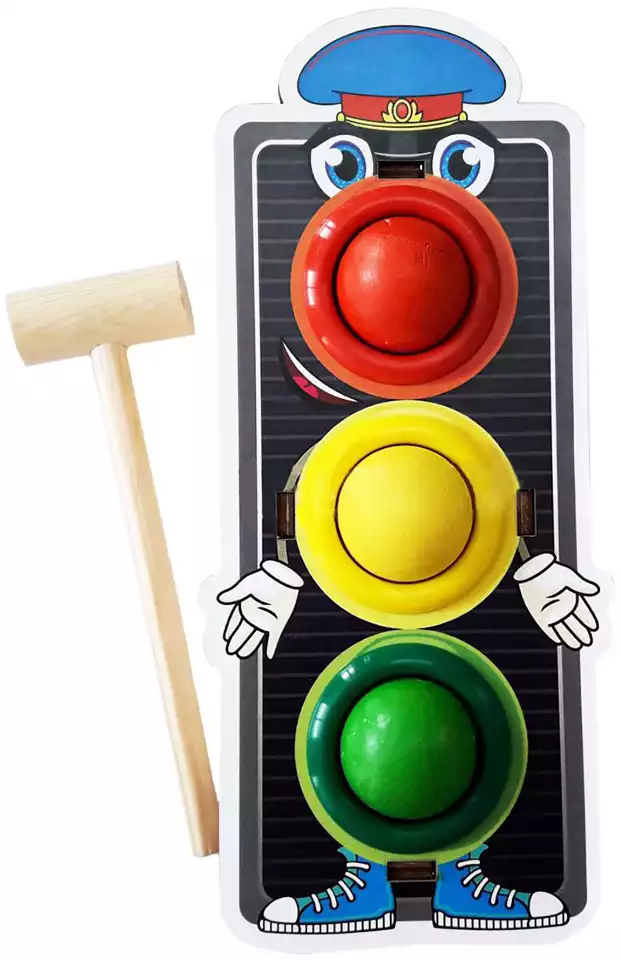 Стучалка Светофор 115202 Woodlandtoys