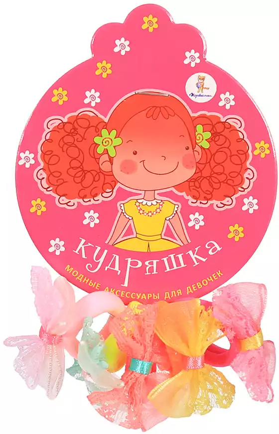 Резинка для волос (5 шт упак.) бантики 058B-1301B